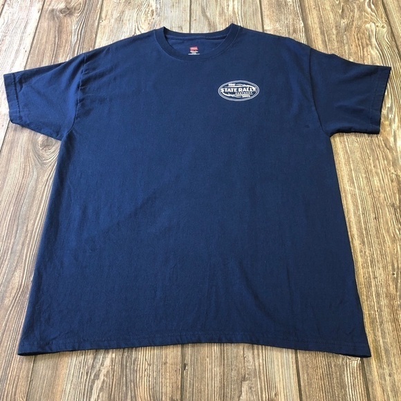 HARLEY Davidson Owners Group HOG Kentucky State Rally Shirt 09 Navy Large Shirt - Picture 2 of 8